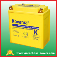 19ah 12V Sealed Motive Motorrad Batterie (KBTX16U)